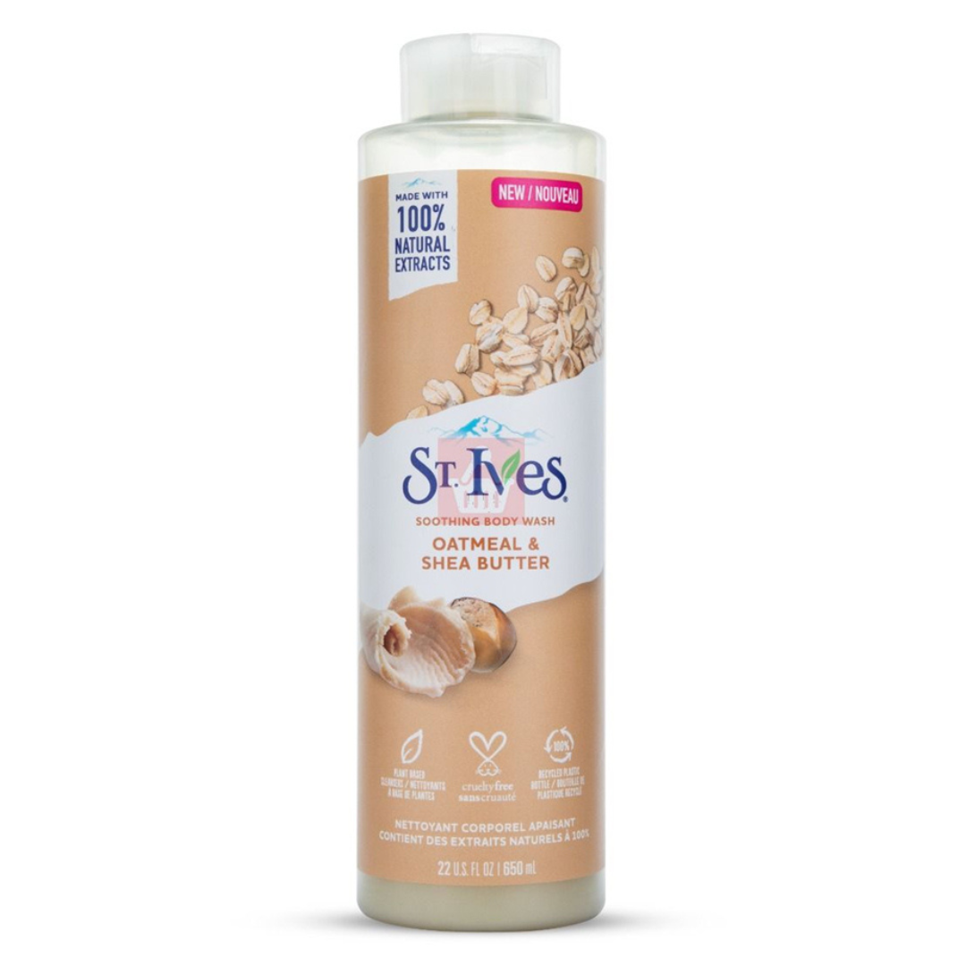 St.Ives Soothing Body Wash Oatmeal & Shea Butter - 650 ML