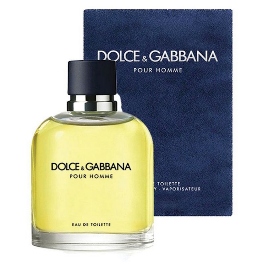 A 125ml bottle of Dolce & Gabbana's Pour Homme Eau de Toilette for men