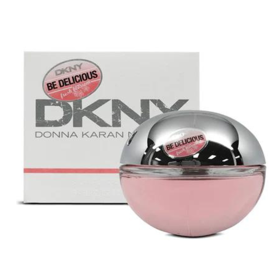 DKNY Be Delicious Fresh Blossom Eau de Parfum, a popular women's perfume in a 100ml bottle.