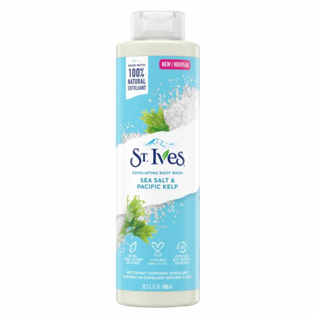 St.Ives Exfoliating Body Wash Sea Salt & Pacific Kelp - 650 ML