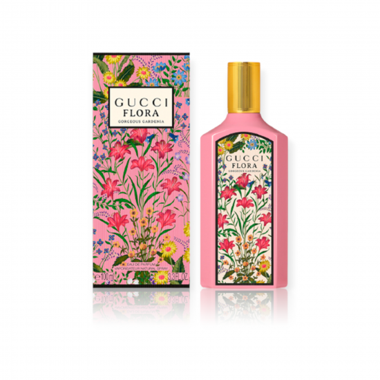 Here are a few alt text options for "Gucci Flora Gorgeous Gardenia Eau De Parfum - 100 Ml