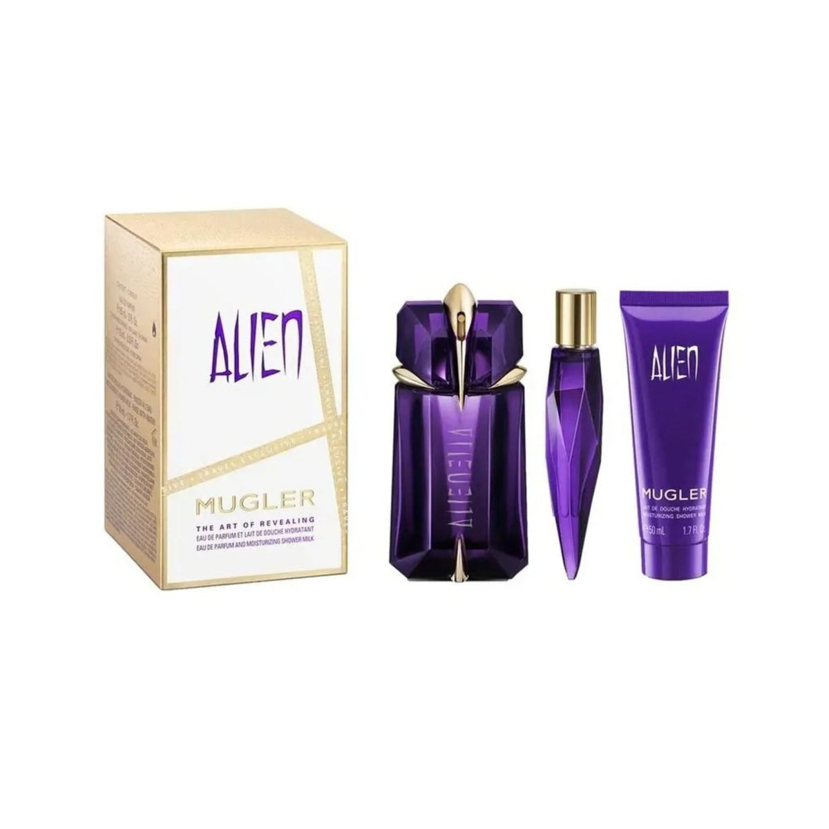 Mugler Alien Eau De Parfum - 60 Ml 3 Pcs Gift Set