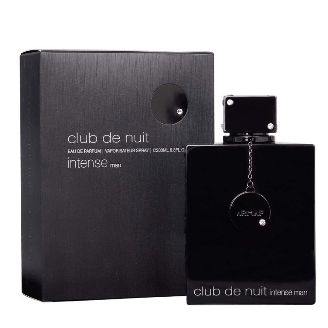 A 200ml bottle of Armaf Club De Nuit Intense Eau de Parfum for men.