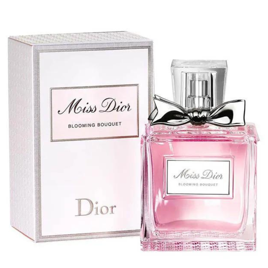 A feminine and romantic perfume, Dior Miss Dior Blooming Bouquet Eau De Toilette, 100 ml.